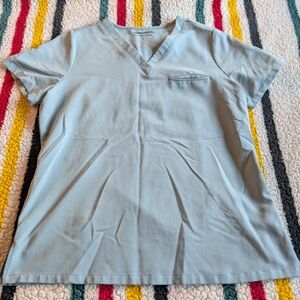 Mandala Scrubs Set, Tourmaline Color, Women's S -One Pocket Top And Jogger Pants